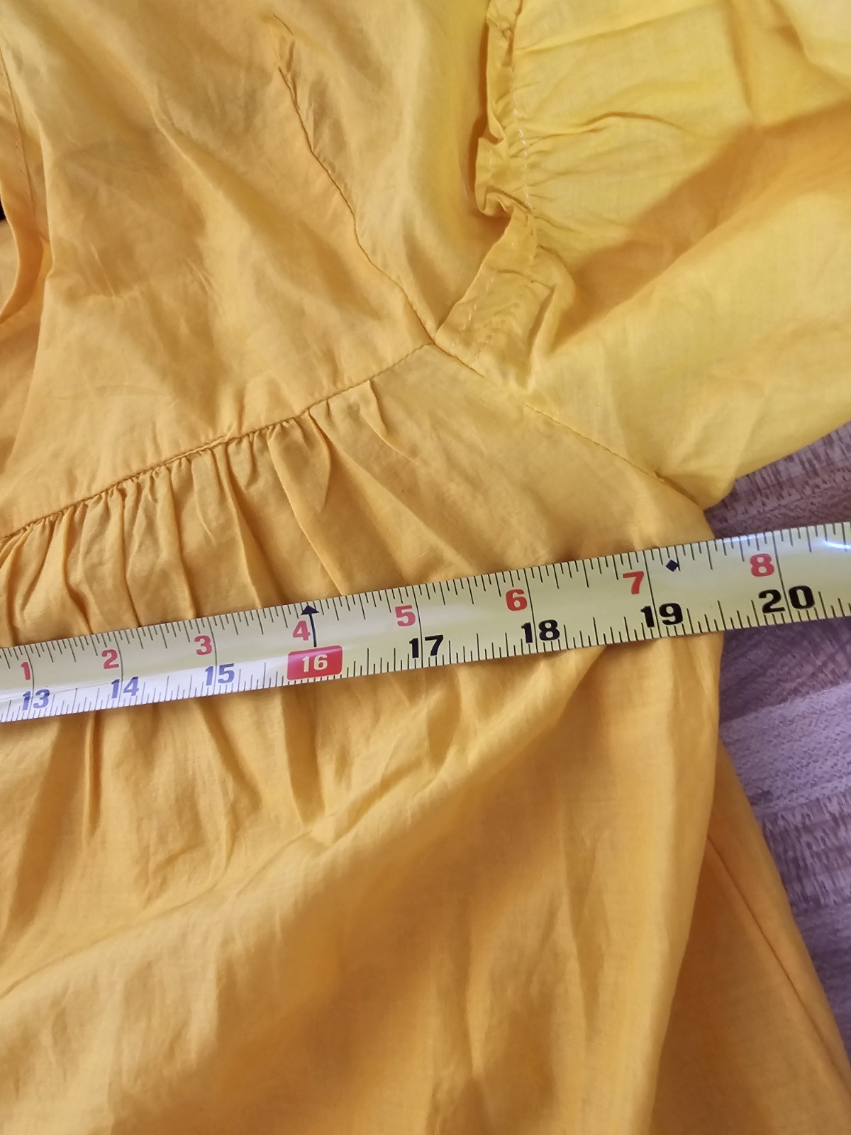 Vintage J Crew Original Beachwear Tiered Dress Tunic Popover Gold XS 19″ Pit Nwt