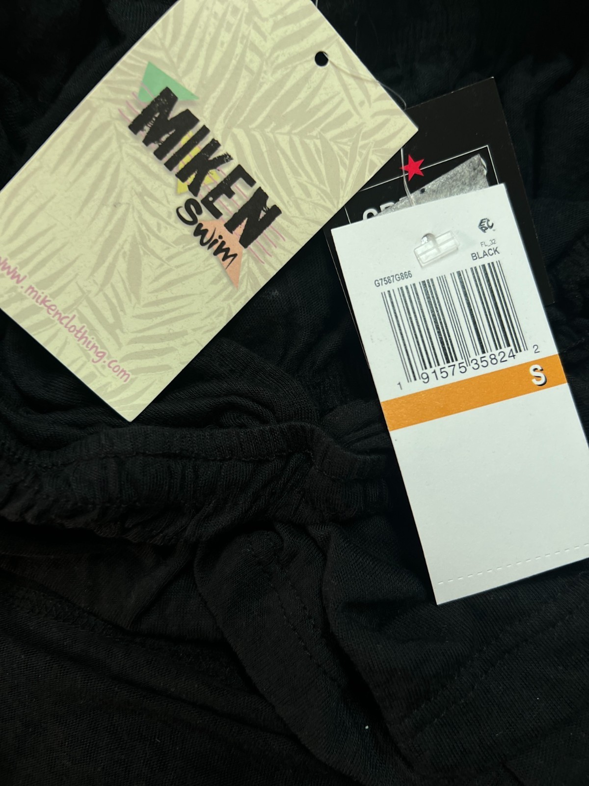 MIKEN Swim NEW Womens Small Black Maxi Dress Cover Up Sleeveless Burnout Plunge