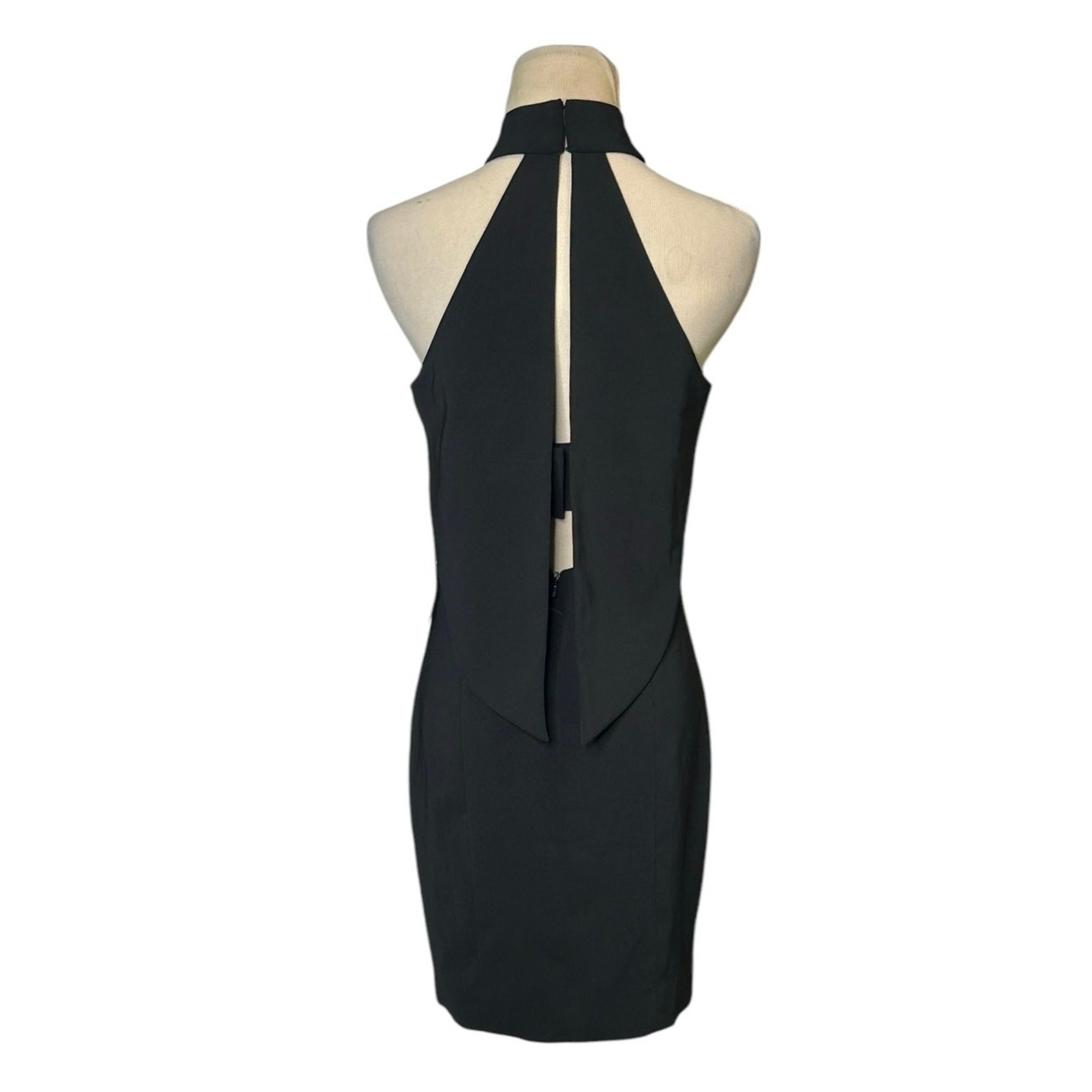 Jay Godfrey black sheath cocktail dress size 2