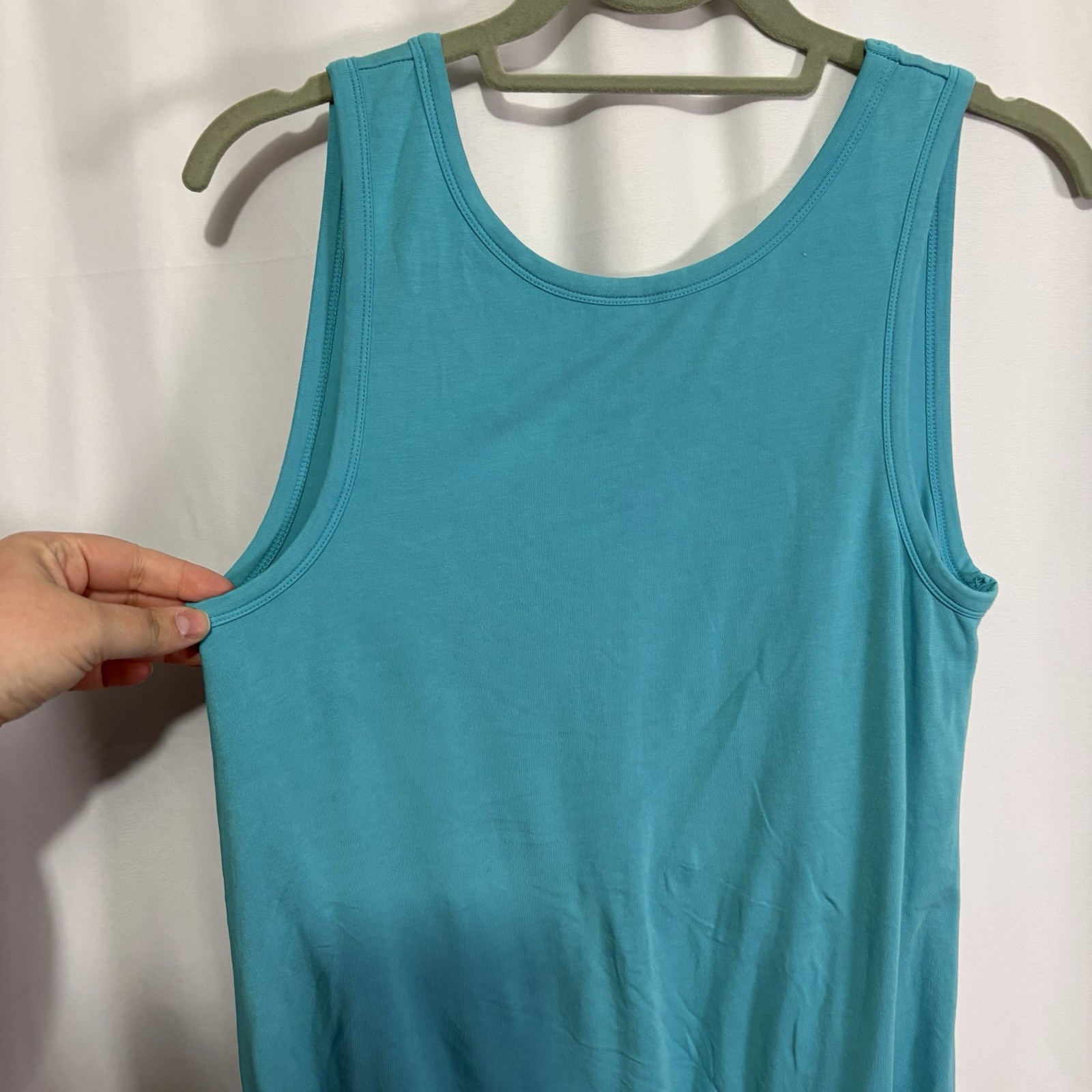 NWT Bobi Los Angeles Small Skort Tank Dress Mermaid Blue