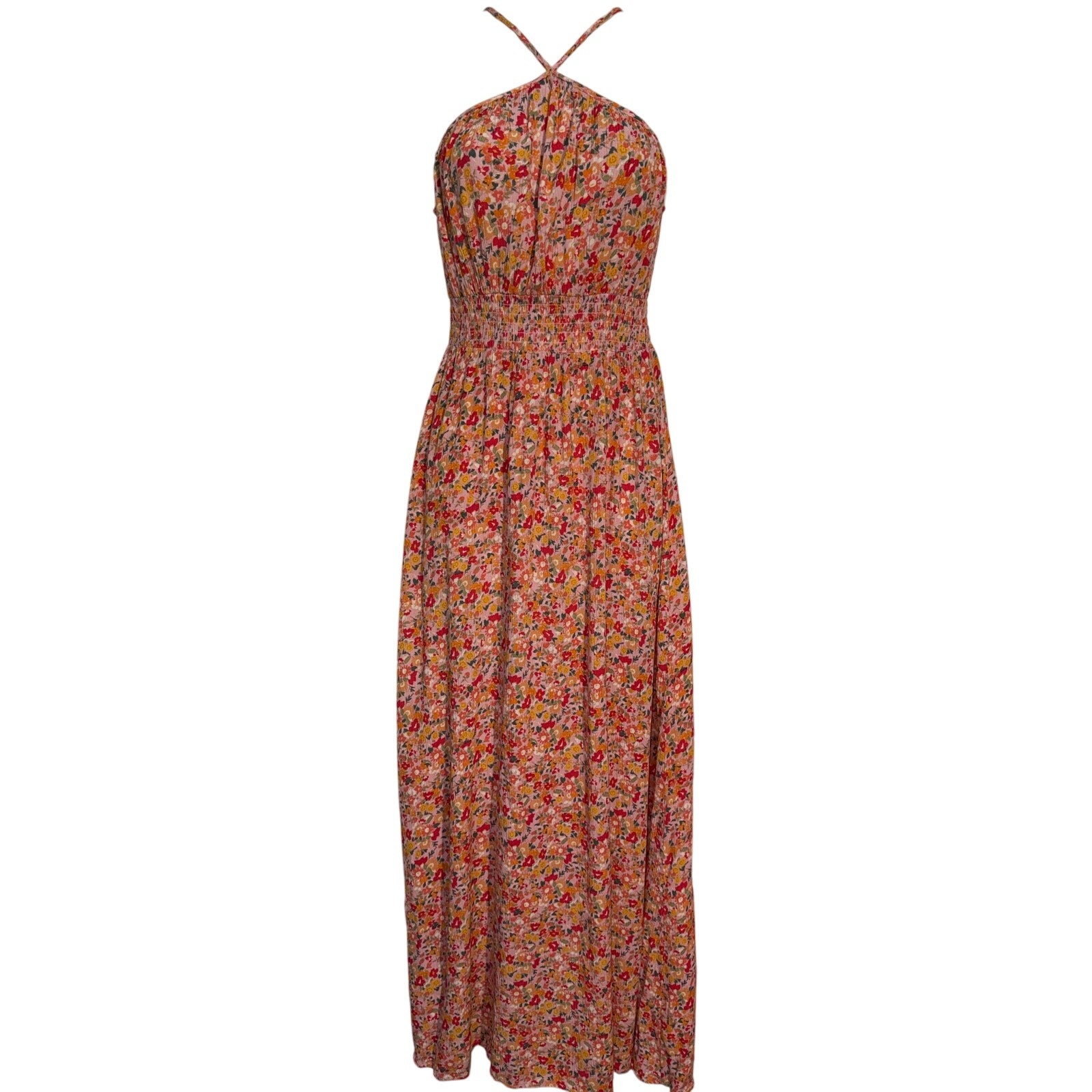 Rewind Floral Halter Maxi Dress, Women’s Size S
