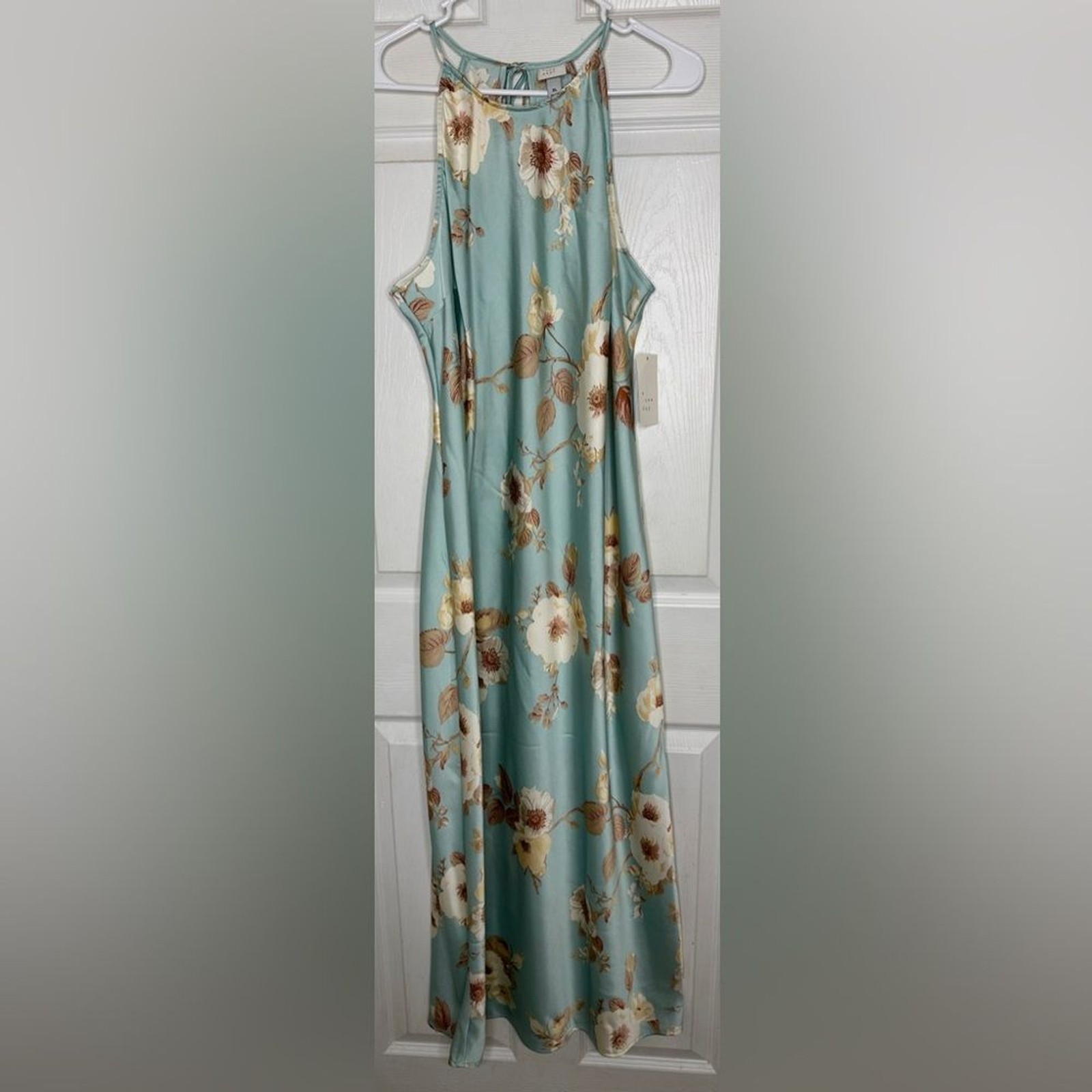 a new day Mint GreenFloral Slip Dress