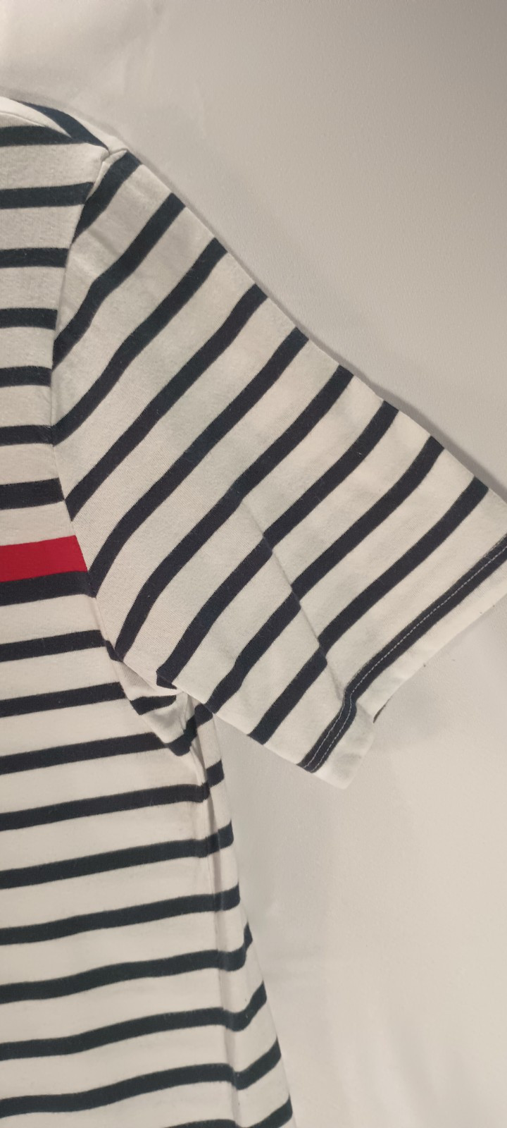 Tommy Hilfiger – Womens Medium – Optic White TH Multi Regular Fit Striped Dress
