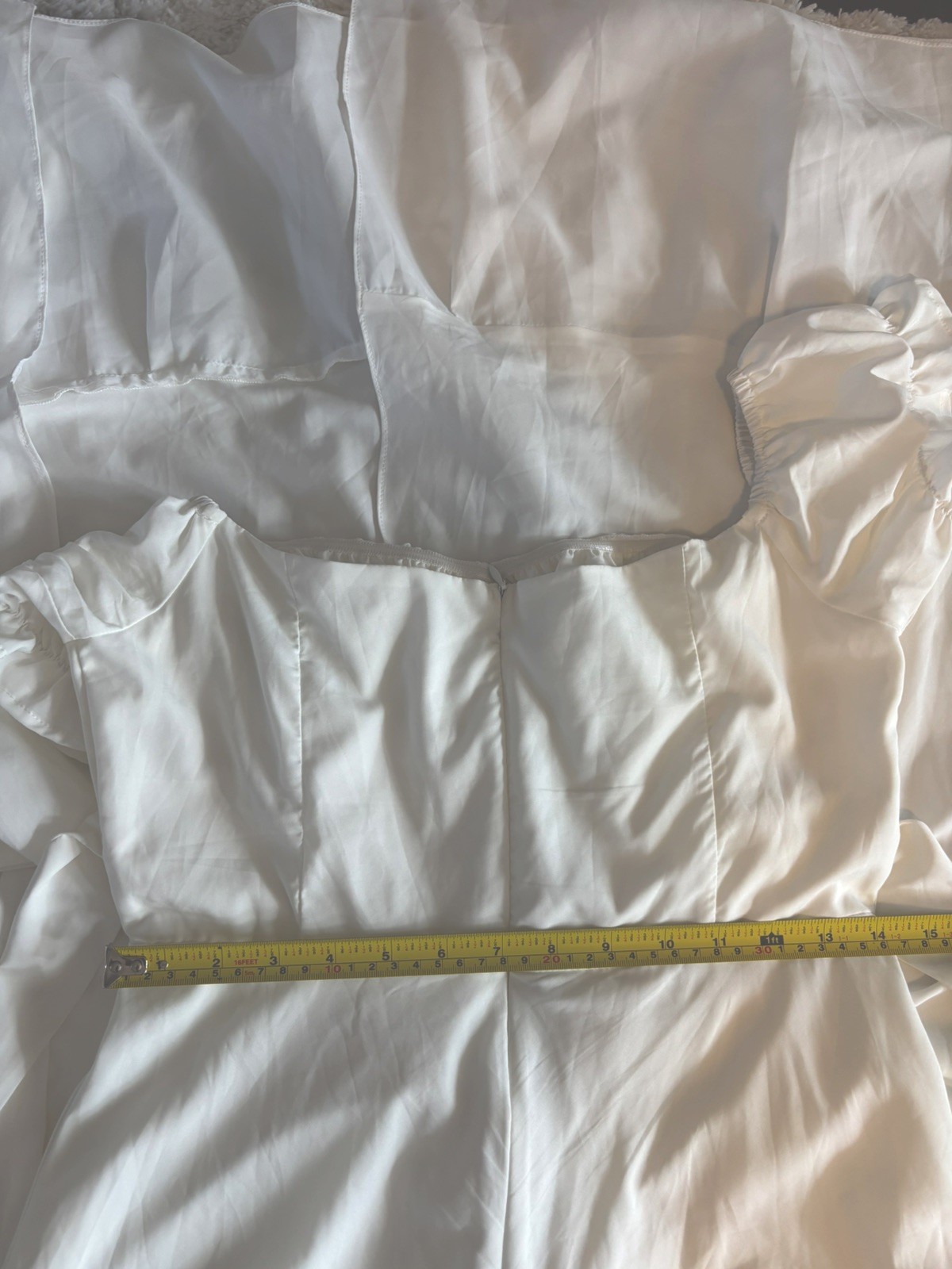 Long White Dress – Size Medium