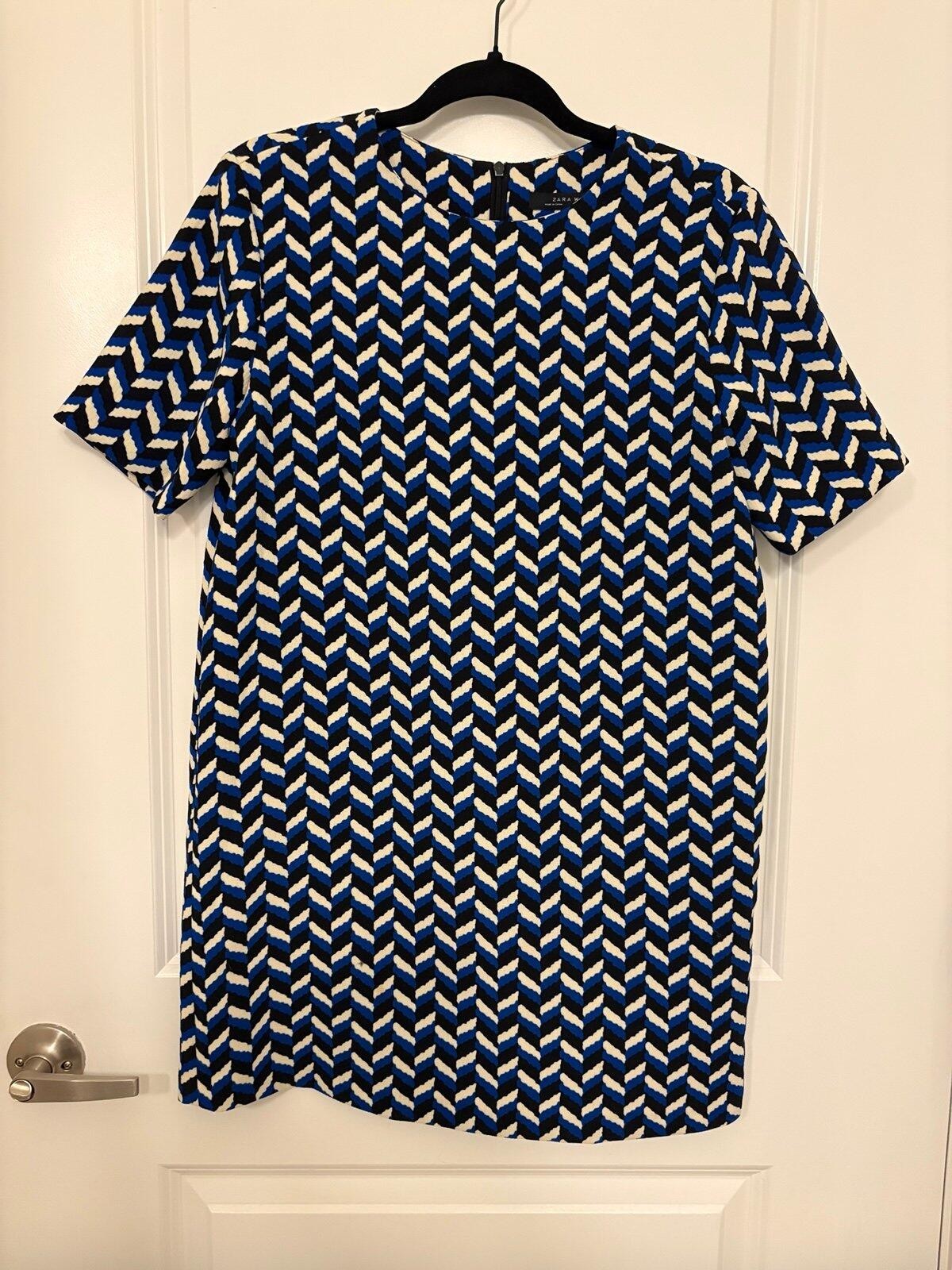 Zara Woman geometric print dress