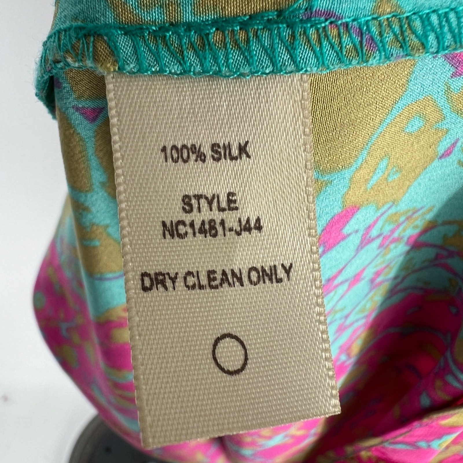 Presley Skye Snake Print Multicolor Silk Wrap Dress Knee Length Size Medium