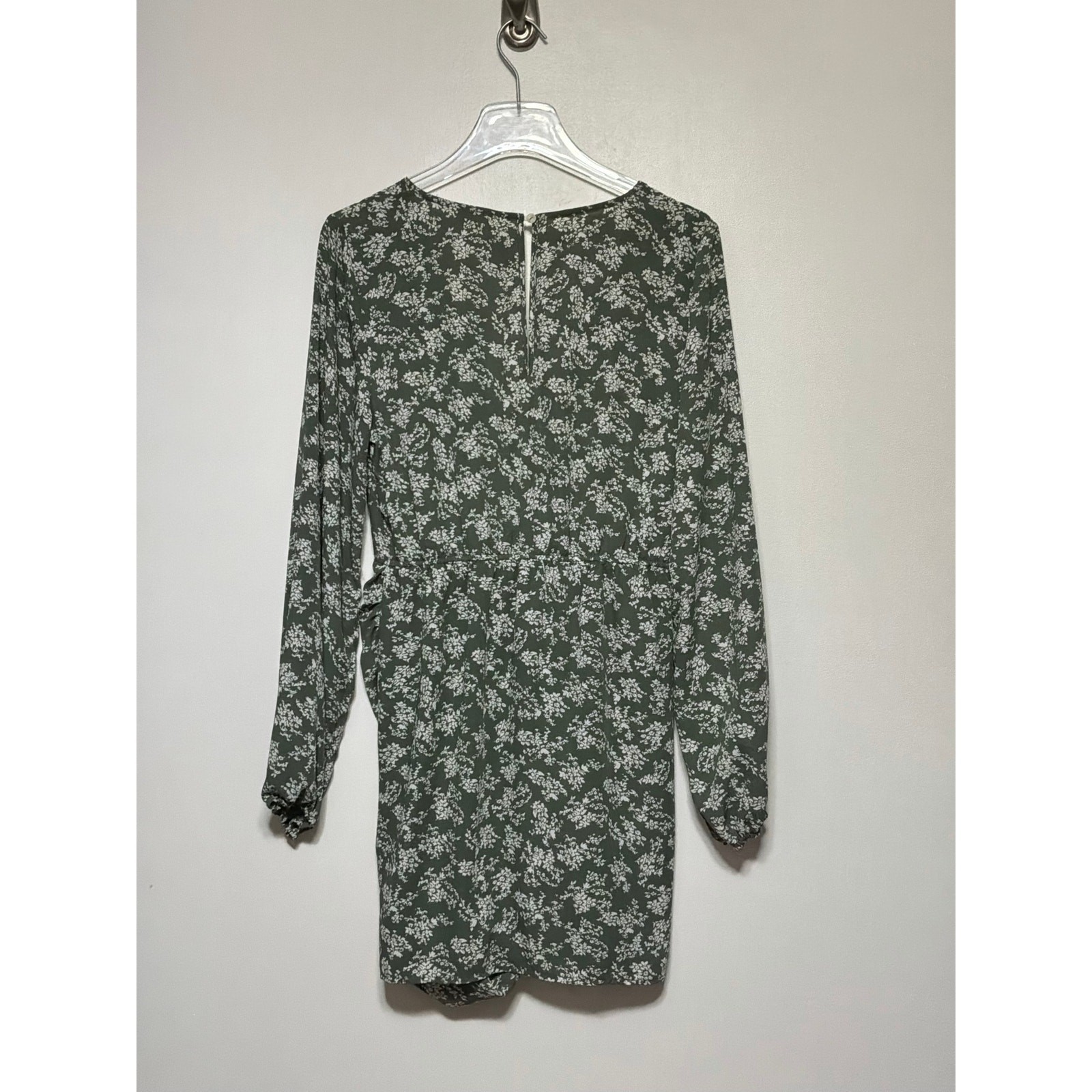Promesia Mini Dress In Green Size Medium