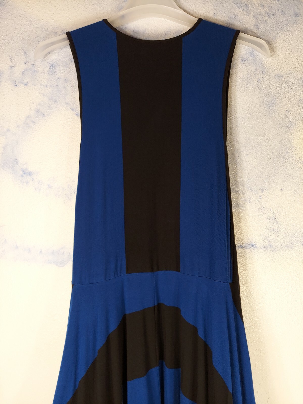 $148 DEREK LAM 10 C CROSBY ATHLETA WOMEN’S SIZE SMALL BLACK BLUE FLUID DRESS VGC