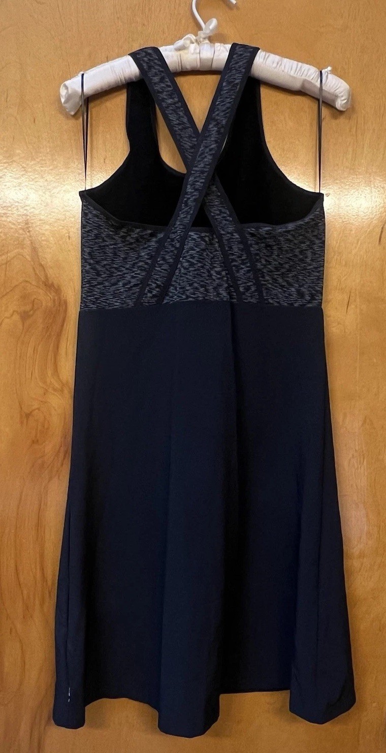 Smartwool Merino Wool Willow Lake Cross-back Dress Space Dye Black Small NWT