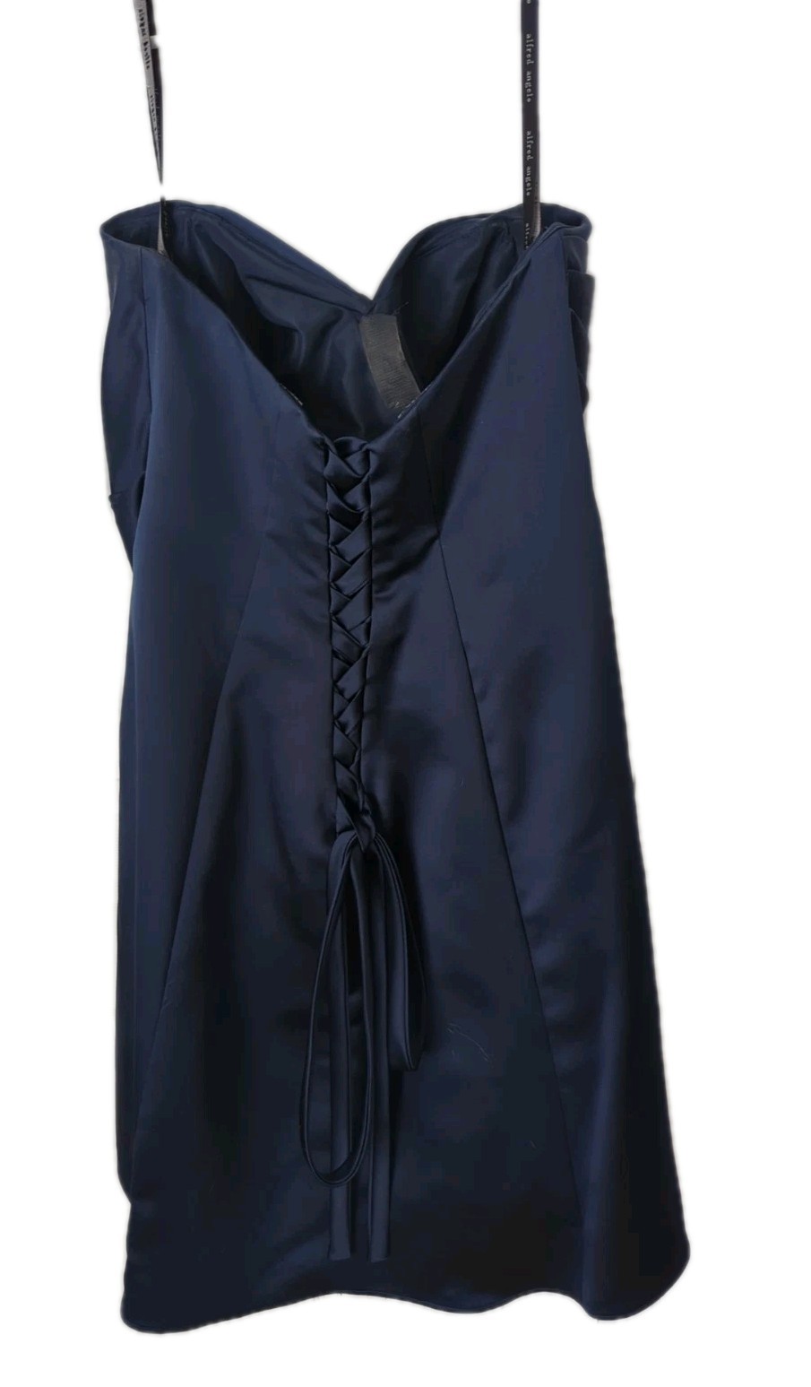 Alfred Angelo Formal Dress Polyester Nylon Lining Navy Blue