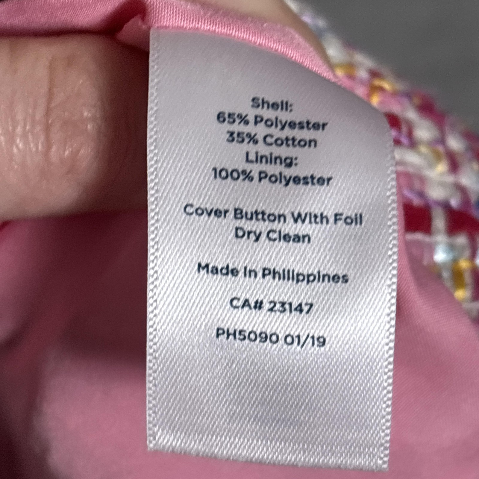 Talbots Dress 6 Petite Pink Tweed Sheath Work Office Career RSVP Preppy Easter