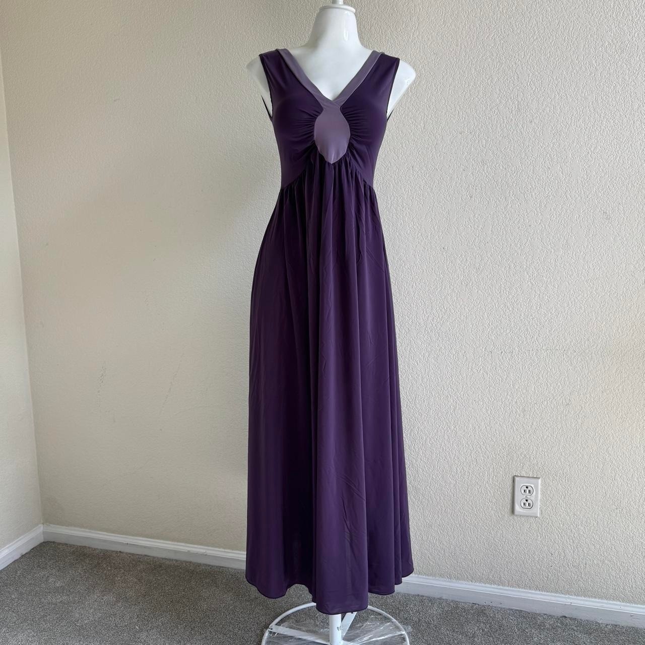 Precious Curves Purple maxi dress.