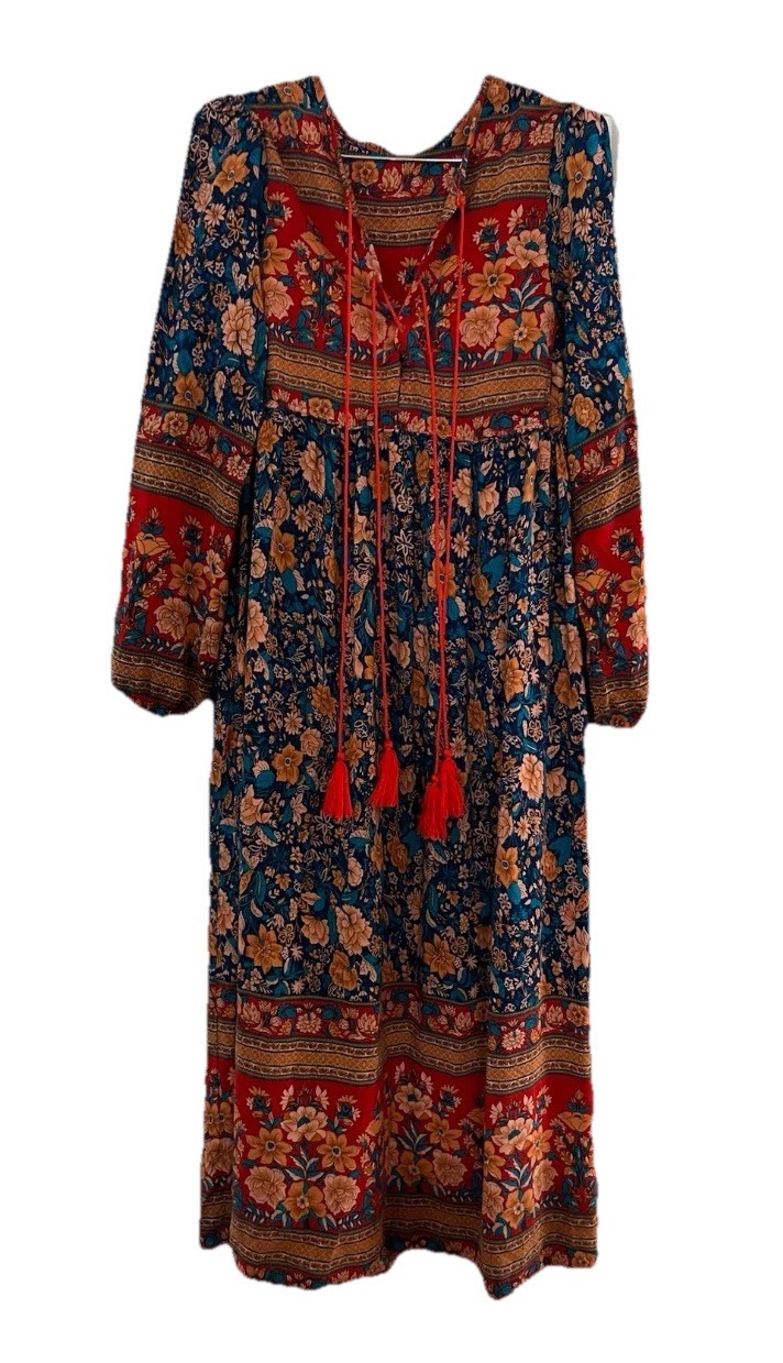 R. Vivimos bohemian maxi dress. Sz 9/10 – Medium