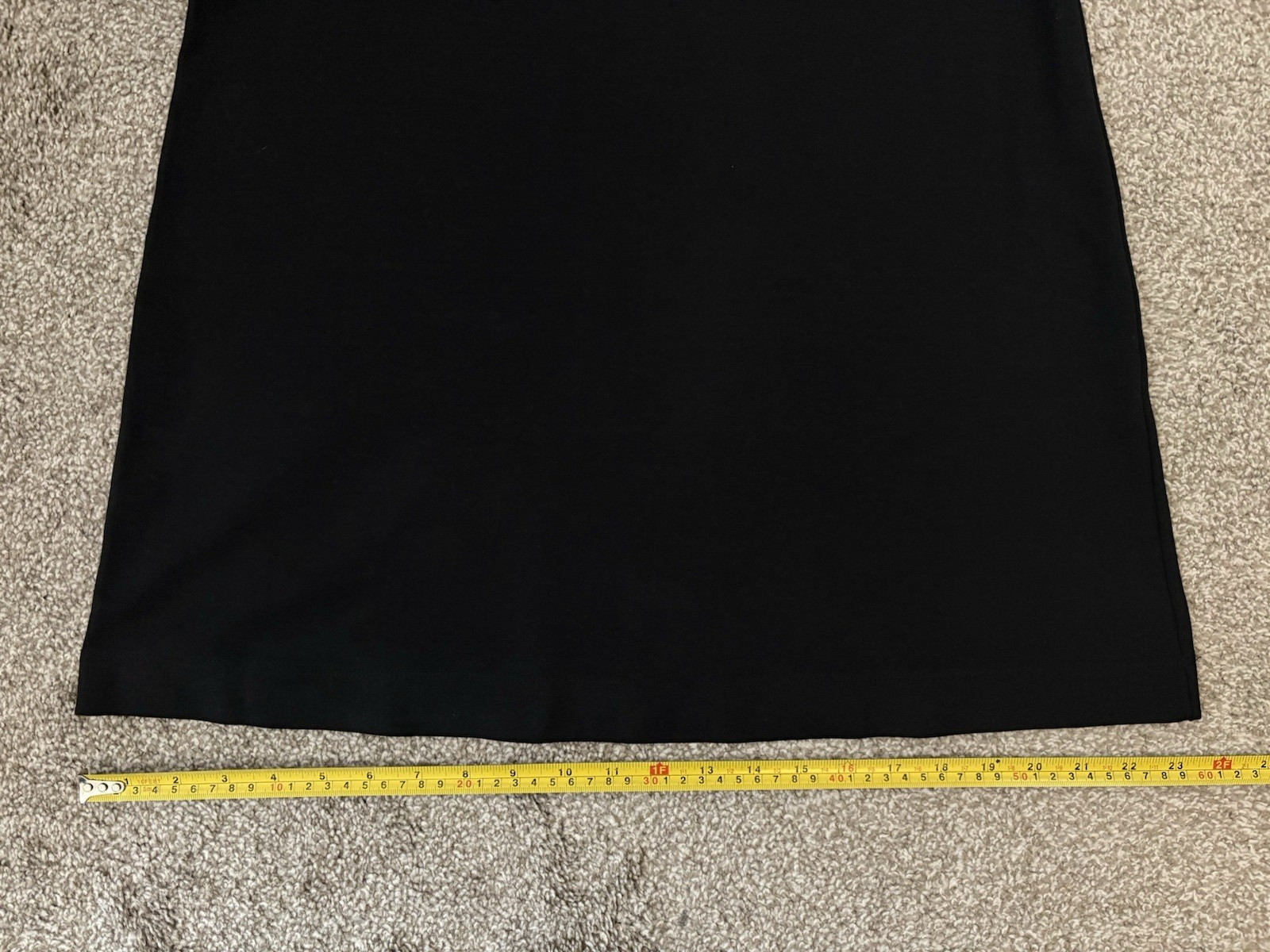 Theory Womens Shift Dress L Black Short Sleeve Short Hook & Eye Round Neck