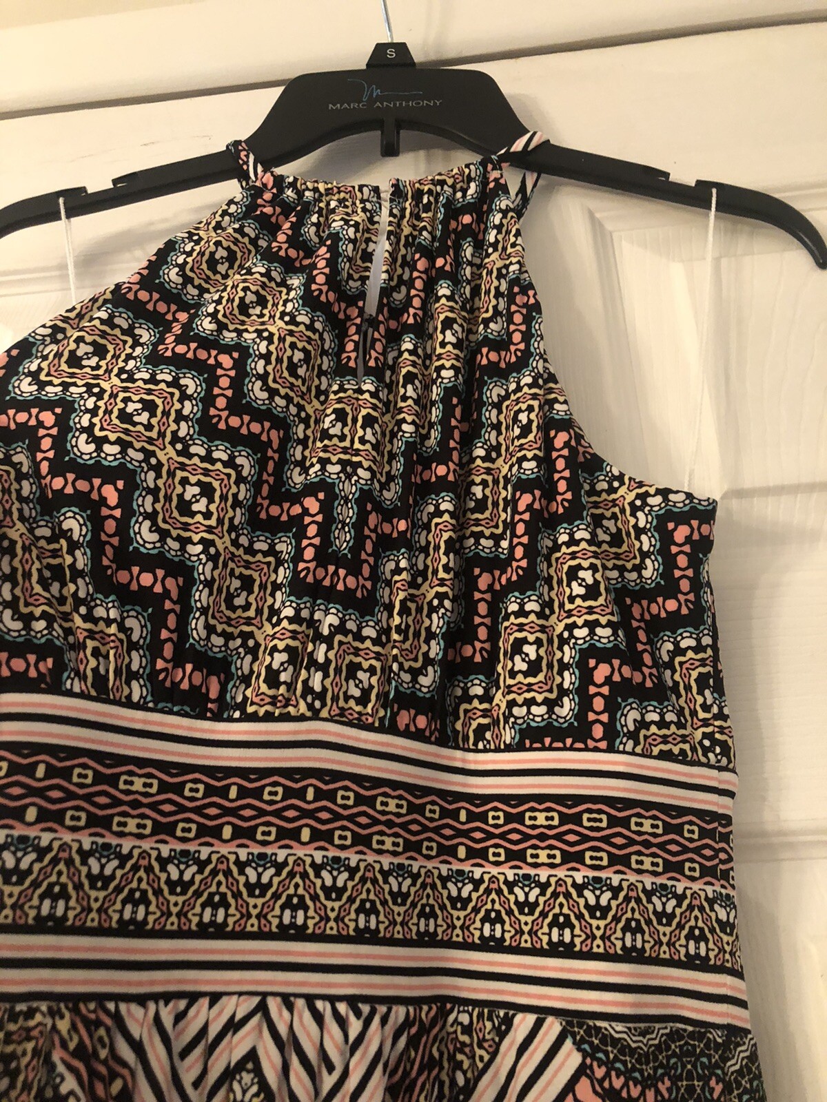 Db established 1962 Womens Multicolor Casual Dress, Size 4P, Halter Neck
