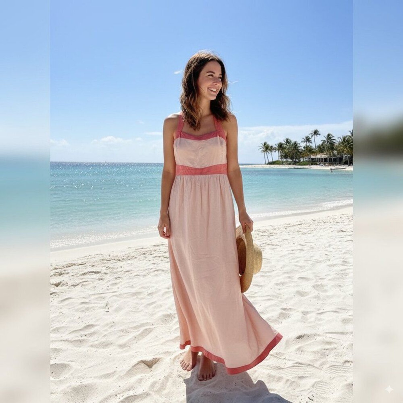 Sancia Bethanny Maxi Dress in Aperol NWT Women Dress Size Small