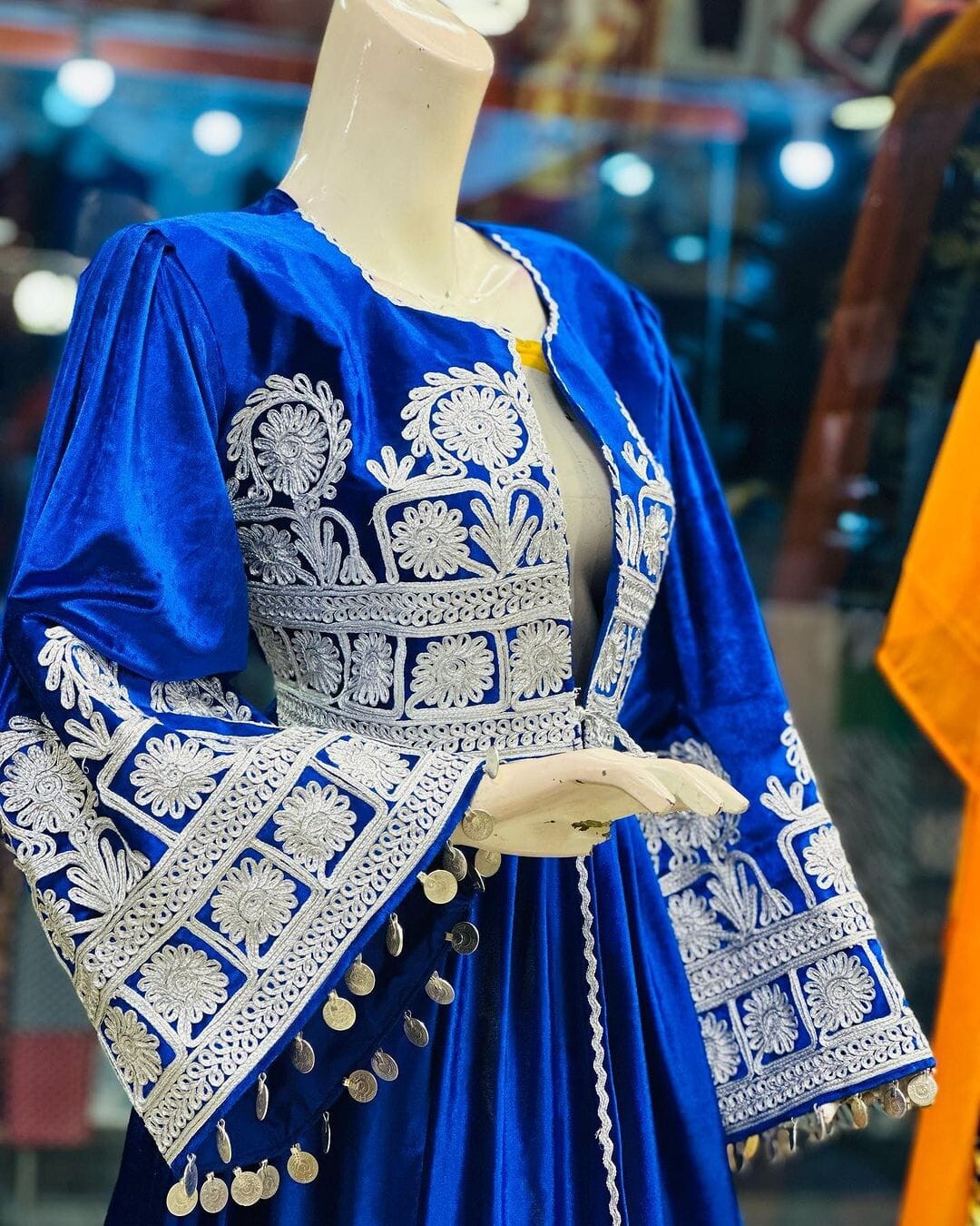 Afghan kochi jacket .afghani chappan for women.modren jeans wear for girls