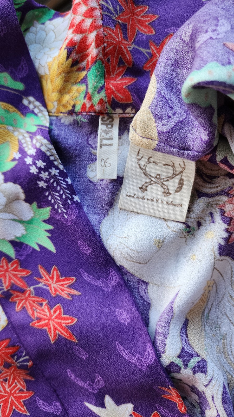 🦋Spell And The Gypsy O/S Wild Horses Kimono Robe with Sash AS NEW
