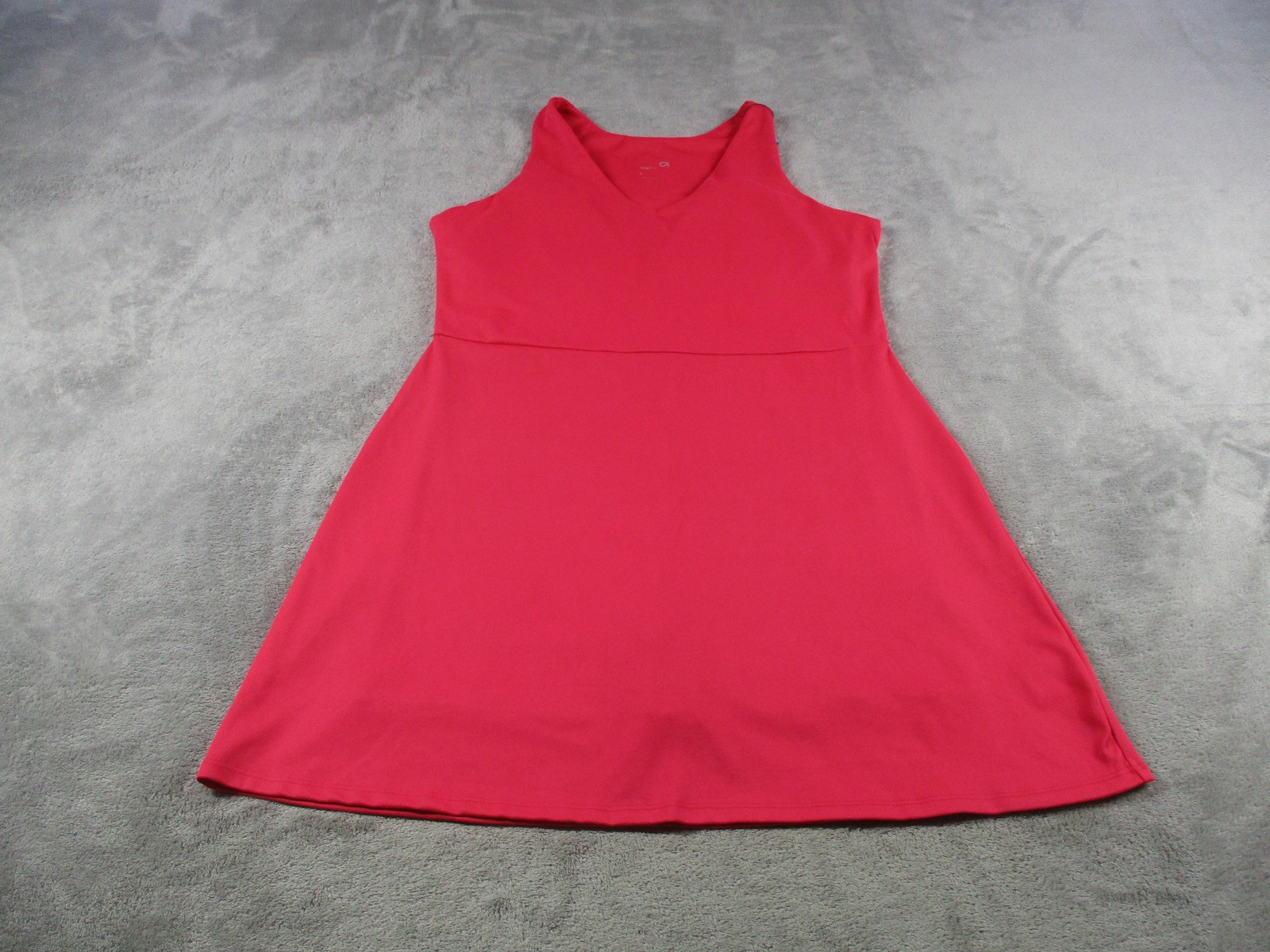 GapFit Active Tank Dress Womens Large Red Built In Shorts Shelf Bra Athletic