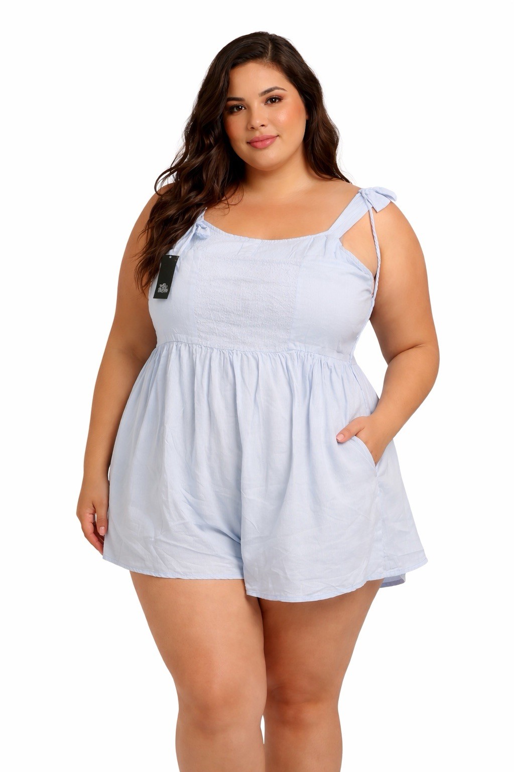Wild Fable Hook and Eye Women’s romper Light Blue XL