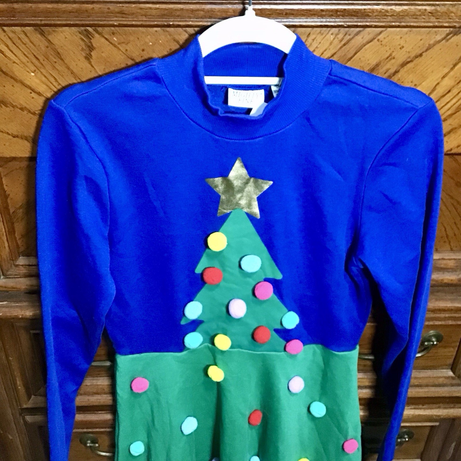 NWT Mighty Fine Christmas Tree Dress Size S