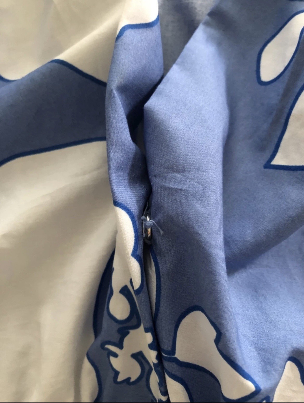 Nicole Miller blue midi dress 🦋 💙 size XL