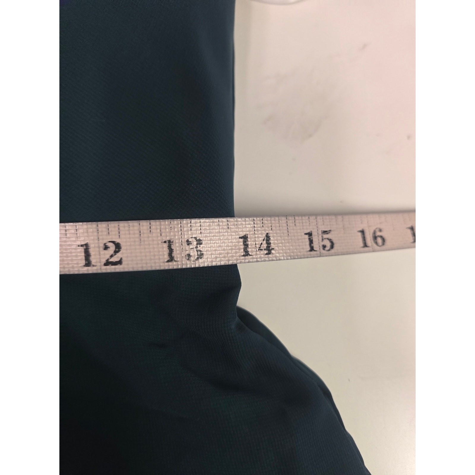AW BRIDAL 6 S dark emerald green chiffon Maribel bridesmaid midi dress NEW B29