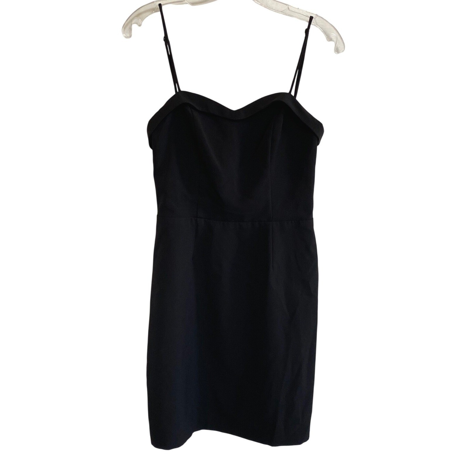 Charles Henry Womens Black Sweetheart Mini Dress Spaghetti Strap 90753CH-Z76 S