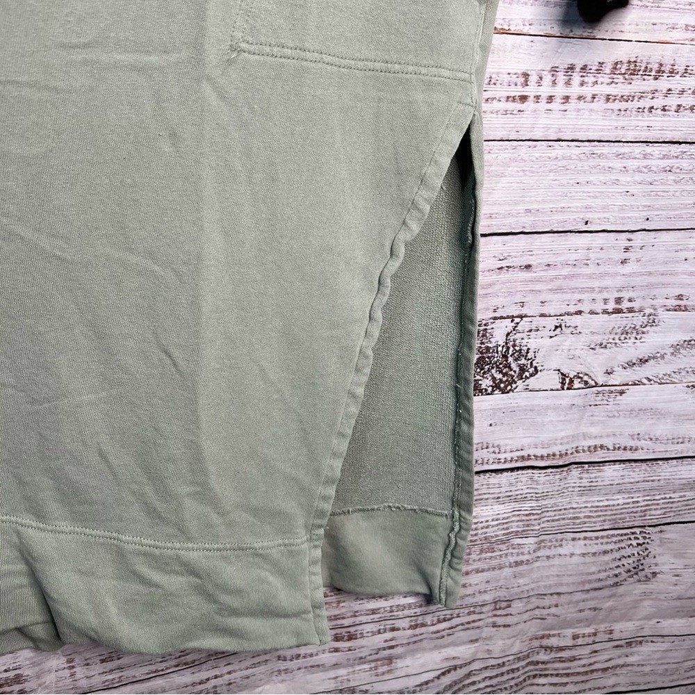 Free People XS On My Way Pullover Sweatshirt Dress Polo Henley Collared *FLAW*