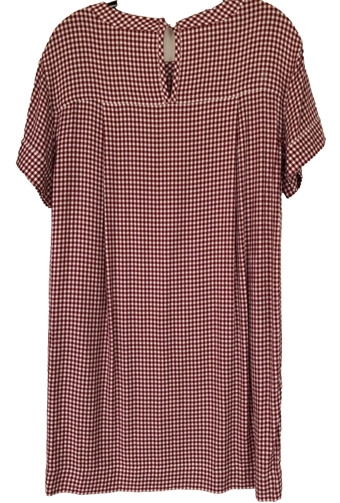 Madewell Excellent Condition Fresh Style Gingham Dress in Red & White Size Small