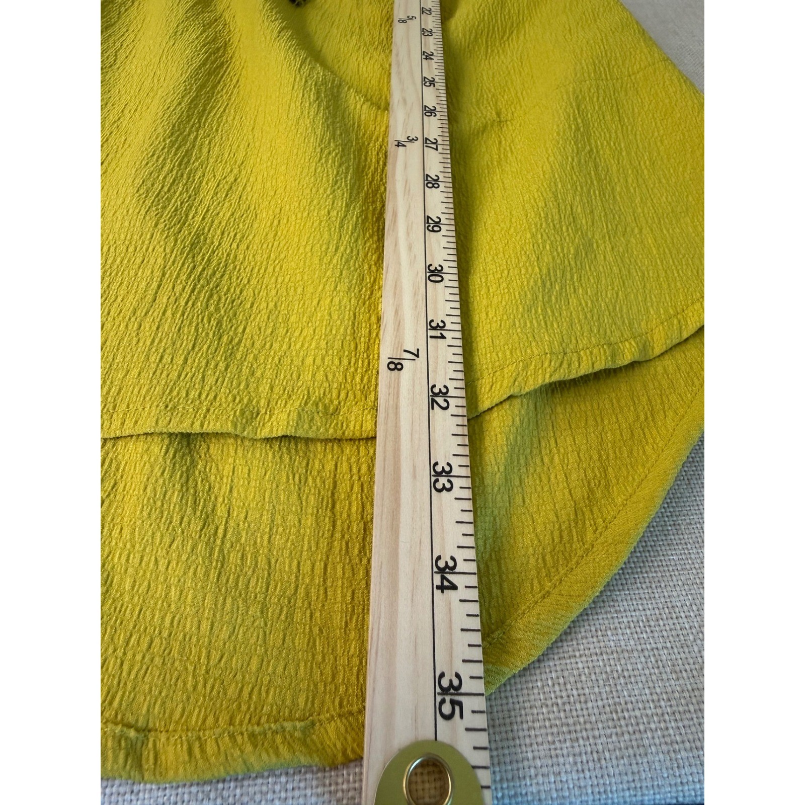 Indulge Instyle Mustard Yellow Button Front Utility Shirt Dress Womens Medium
