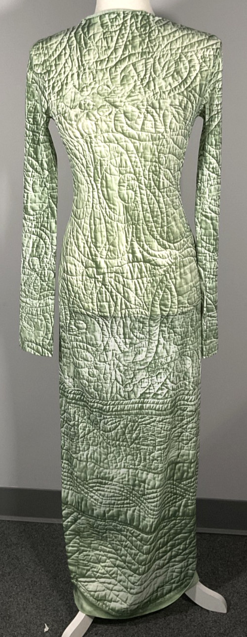 MM6 Maison Margiela Iguana Women’s Size M Green Midi Dress NWT