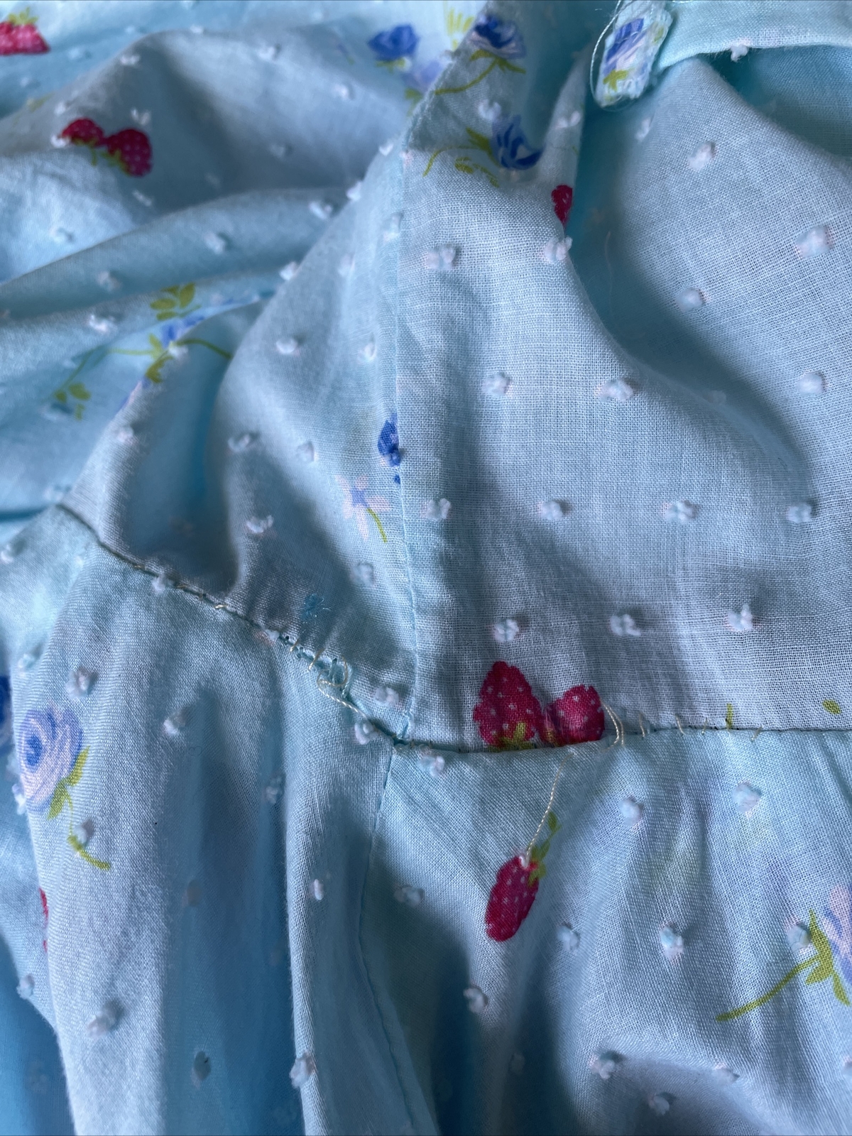 Handmade lolita inspired berry print dress