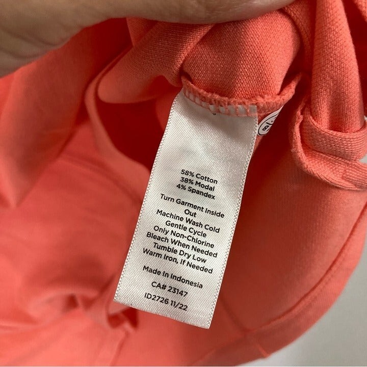 Talbots Orange Active Sleeveless Colar Piqué Polo Dress size XLP Golf Outdoor