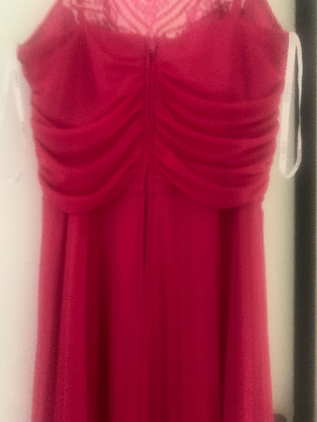b darlin dress size 13/14 maxi dress one stud is loose