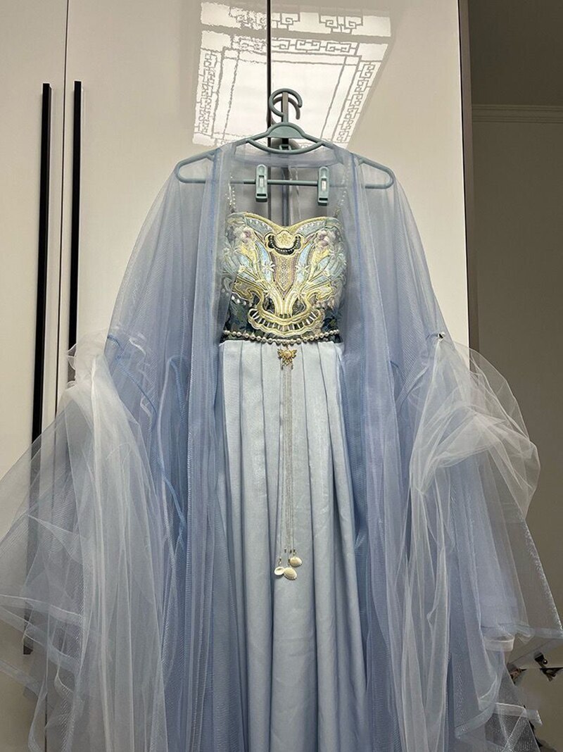 Hanfu Dress Women Ancient Chinese Embroidery Hanfu Set Female Cosplay Costume