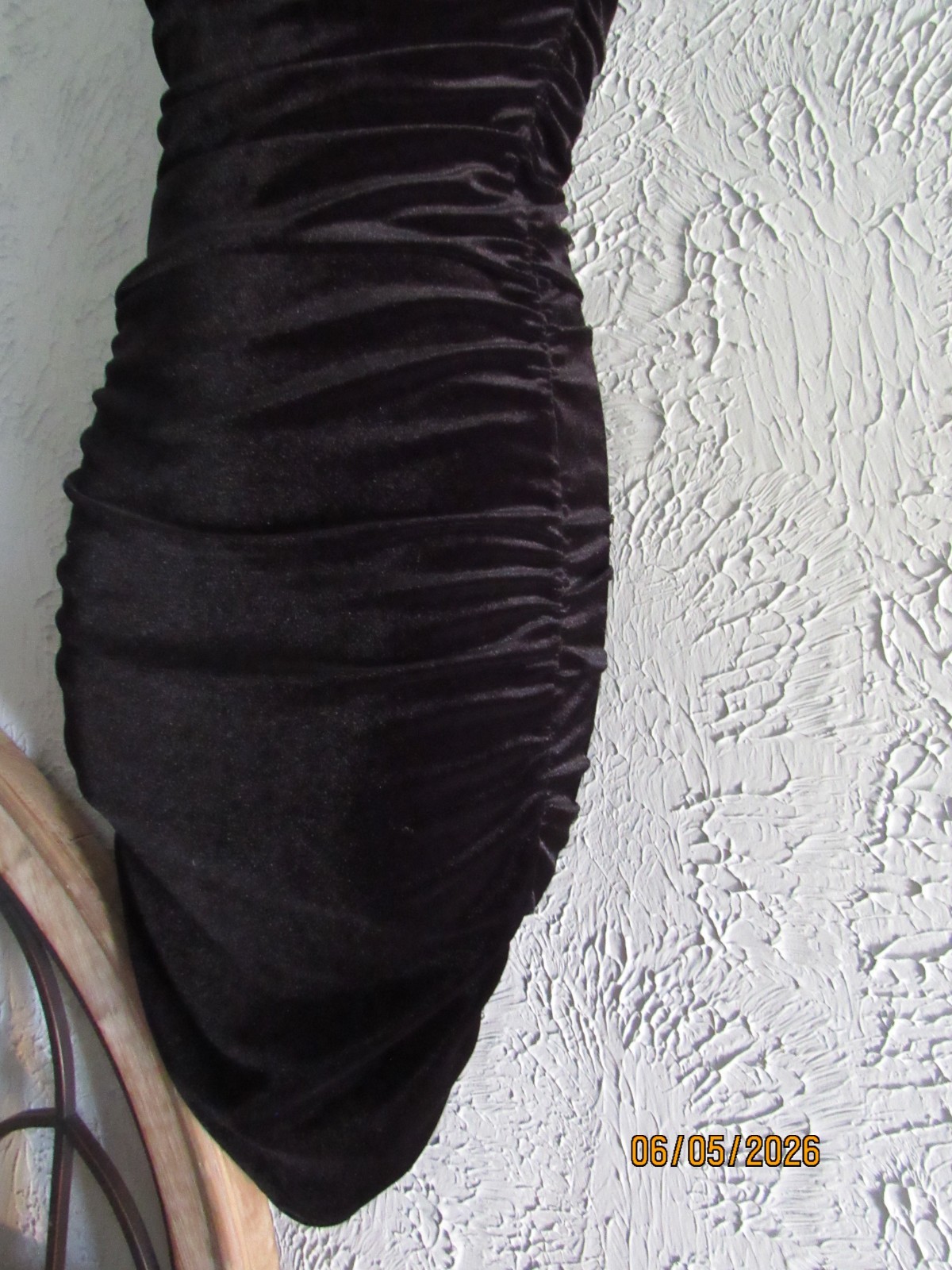 B. Darlin nwt sz 1/2 black velvet pencil strapless club dress v-neck sexy