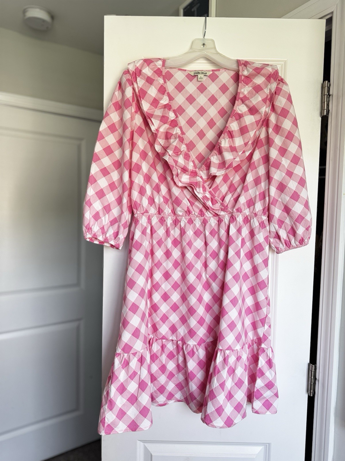 The Pioneer Woman Pink & White Gingham Dress Size Large