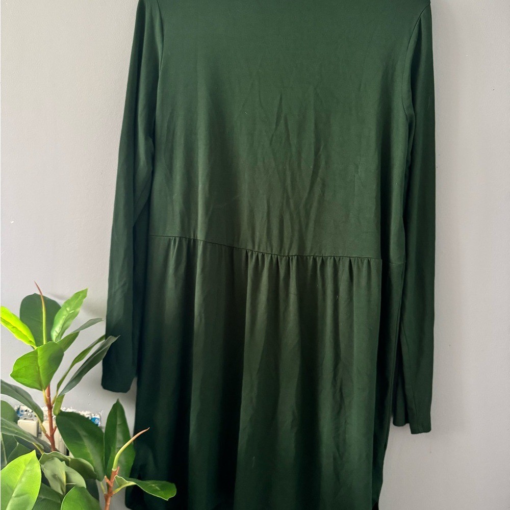 Green Button-Down Dress