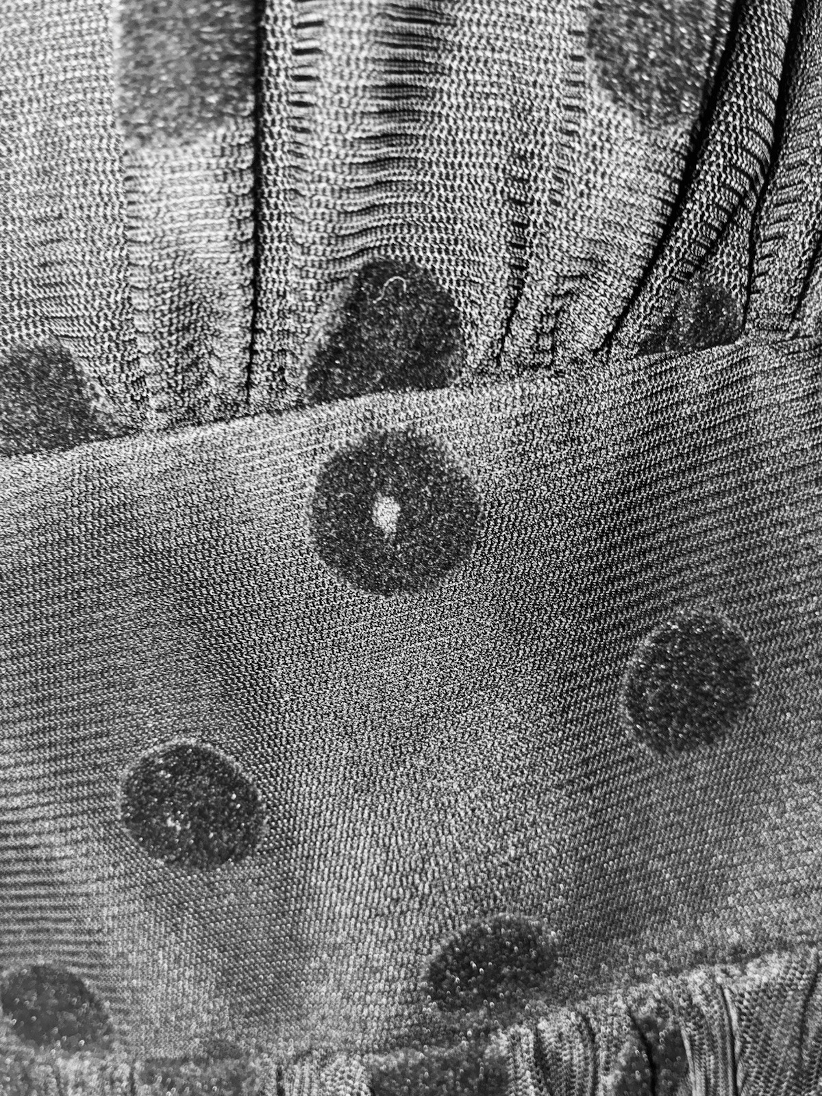 BODEN Black Polka Dot Sheer Mod Retro Dress LBD UK14 US 10 M L