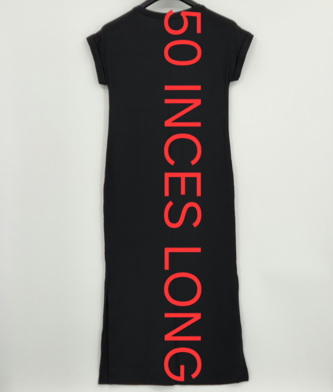 Peruvian Connection V-neck midi dress Pima chest pocket and a side slit Black