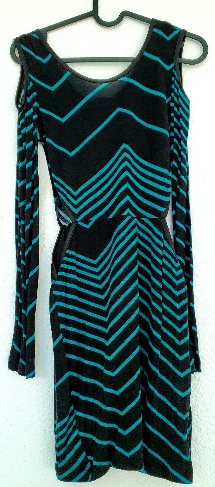 Spring Autumn Temperament Fashion Cut Out Hip Slim Dress