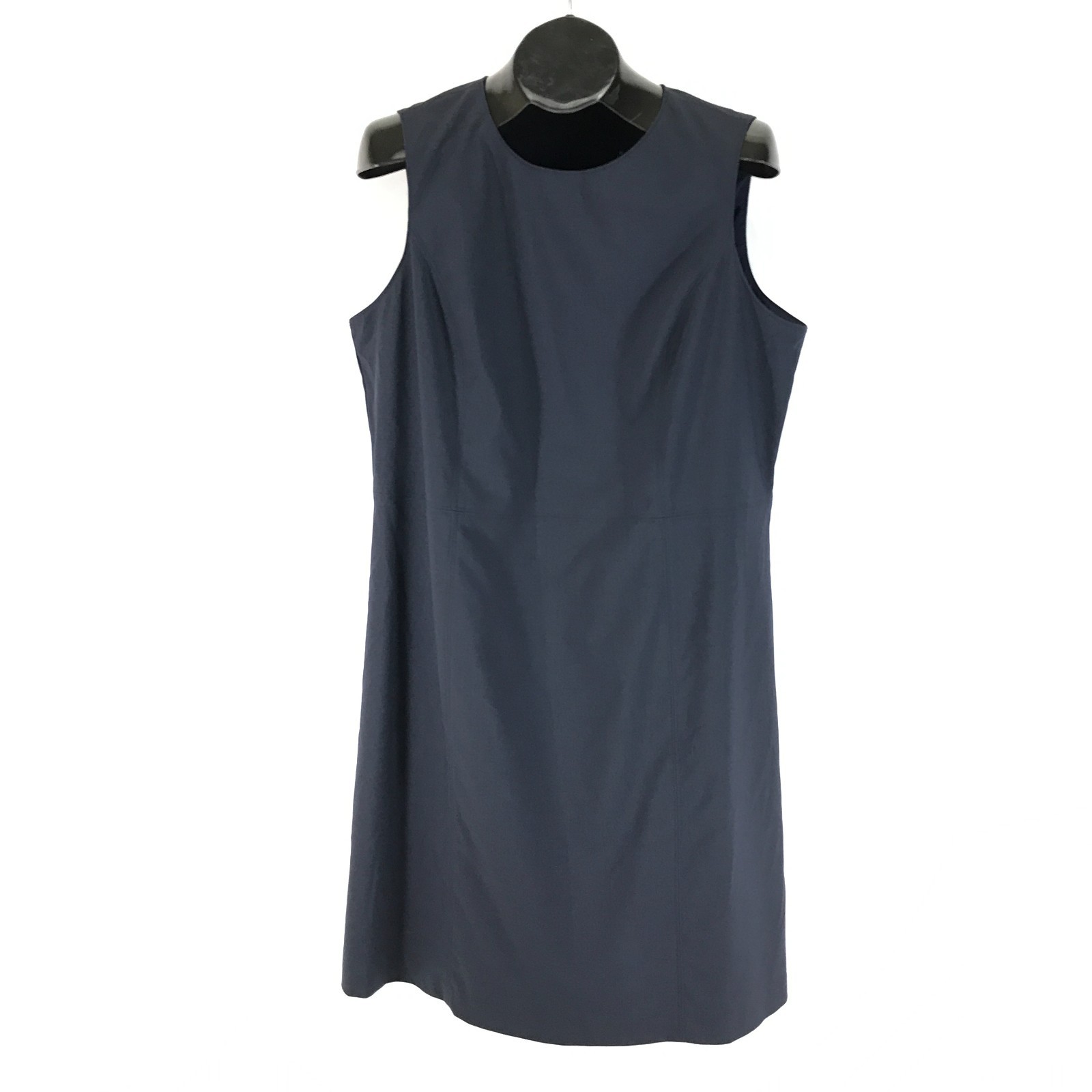NEW Lands’ End Sleeveless Woven Sheath Dress Women’s Plus Size 16 Deep Indigo