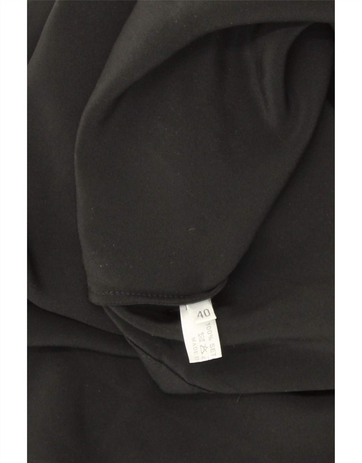 GIANLUCCA CAPANNOLO Womens Batwing Shift Dress EU 40 Medium Black Silk AP04