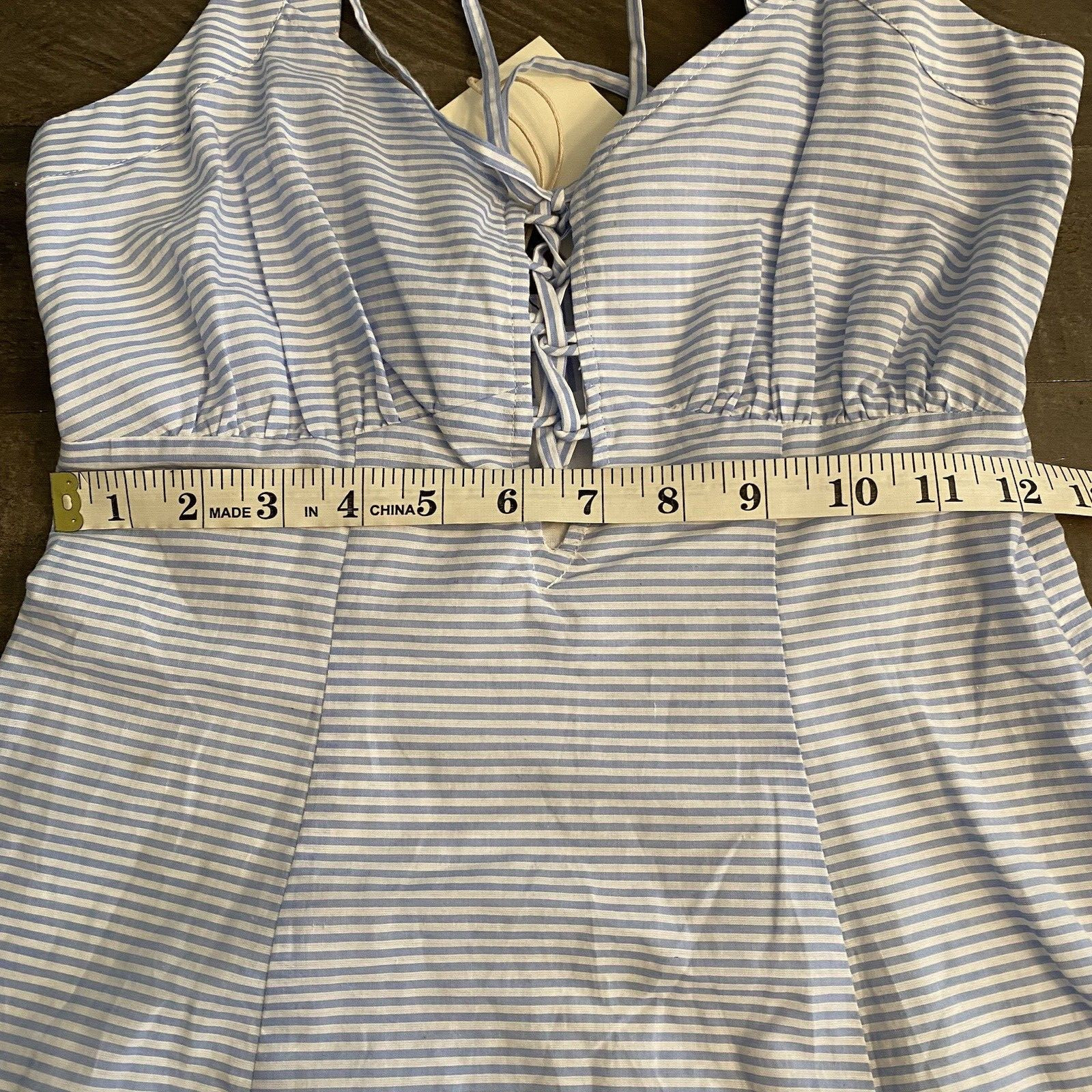 NWT Revolve Tularosa Jaslyn Embroidered Dress Blue and Orange Sz XS