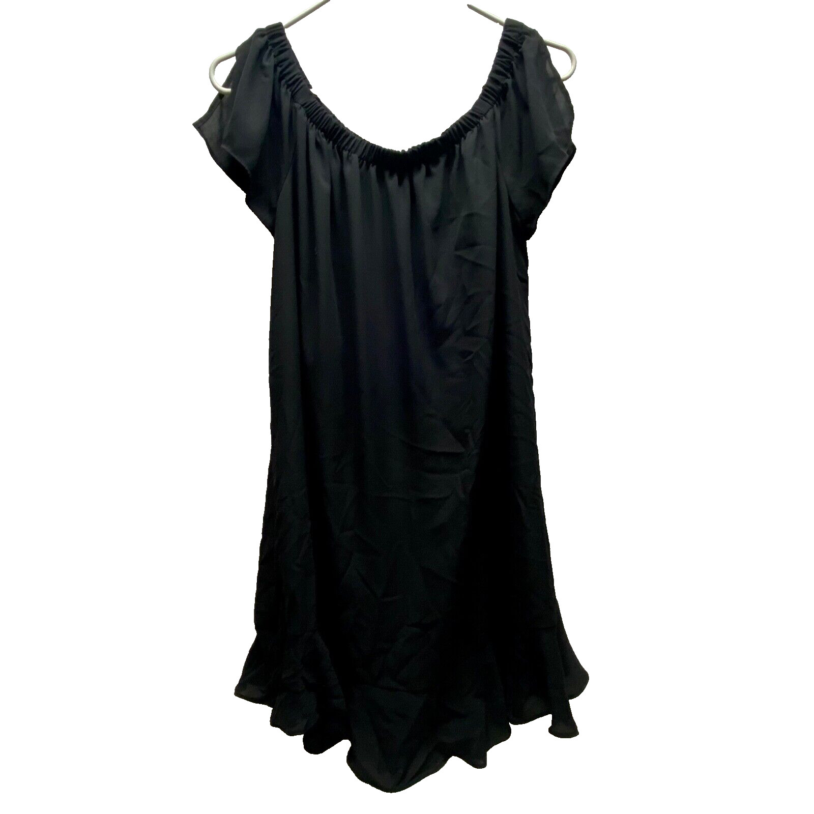 Express Mini Dress Women’s Large Black Off The Shoulder Brand New NWOT