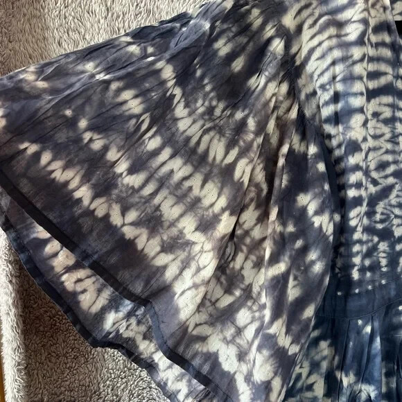 GUADALUPE LONG MIDI TUNIC Dress Beach Cover Up Size Large