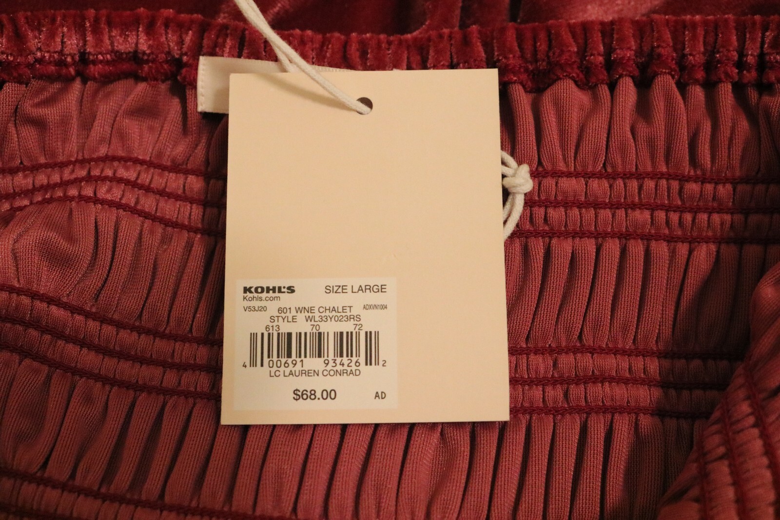 Lauren Conrad L 601 Wine Chalet “pink” dress NWT beautiful Maxi length