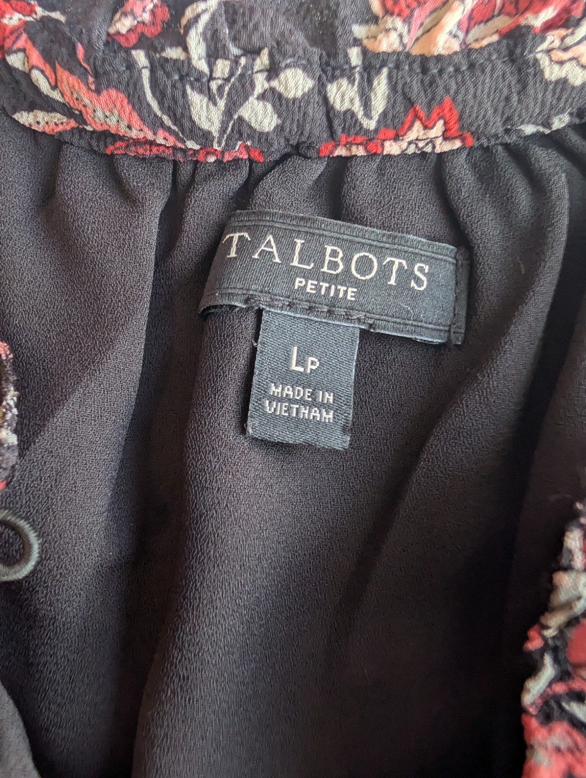 Talbots Bracelet Sleeve Autumn Garden Midi Dress Petites P