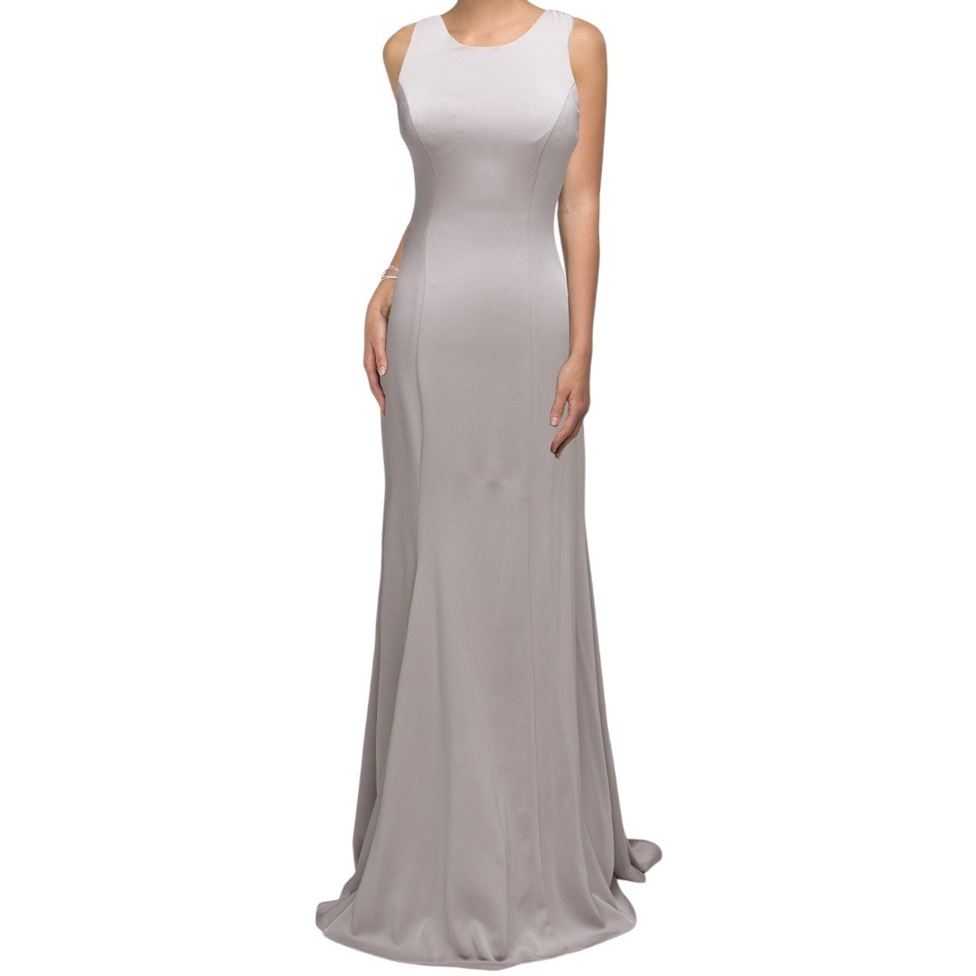 NWT Dancing Queen Sleeveless Sequin Embellished Formal Long Dress Gown Size XS